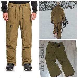 🔥 QUIKSILVER- 15K ELMWOOD PANTS FOR MEN SNOW SHELL PANTS🔥
